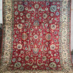 Antique Oriental Handmade Isfahan Rug